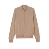 GOBI Cashmere Pletena jopa Mens Essential Full-Zip Cashmere Cardigan temno siva