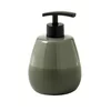 WILMA Soap Dispenser, green - Zelena - 100x155 mm - Gedy - WILMA - 24 - Keramika - Dozator za milo - Krožni - 100 - 155 - 100 - 14