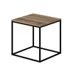 HANAH HOME Basak Klub sto, 52x50x50cm, Braon
