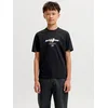 Jack & Jones Junior Majica JCOCLUB siva / oranžna / črna / bela
