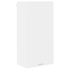 Vidaxl Viseča omarica z vrati Bela 50 x 31 x 100 cm Konstruiran les