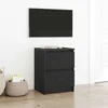 TV ormarić crni 40x35x54 cm inženjerski drvo