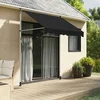 Ručno sklopiva tenda Crna 200 cm