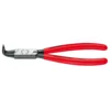 KNIPEX Klešta za unutrašnje sigurnosne prstenove kriva 300mm 44 21 J41 crvena