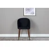 Venture Design Komplet 2 jedilnih stolov Arch 55x485x83 cm črne barve