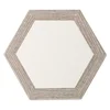 Inwood Hexagon Taupe 25.8x29cm