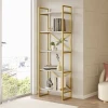 Hanah Home Polica 58x175x30cm Mermer-Zlatna