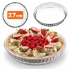 KADAX Okrogel pekač za pico, toplotno odporen, 28 cm