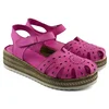 LP Fashion Ženske kožne sandale, Roze
