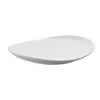 DUKA TIME krožnik za zajtrk 22x19 cm bel porcelan