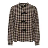 ONLY Bluza ONLFrida svetlo rjava/črna