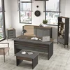 Hanah Home Kancelarijski set Srebrno-Antracit