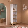 Hanah Home Polica za knjige, Bela