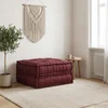 vidaXL Modularna sedežna garnitura kostanjeva 70x70x36 blago