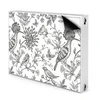 tulup.si Pokrov za radiator PVC Skicirane ptice 90x60 cm