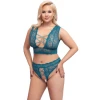 Komplet Plus size Emerald Green, XXXL