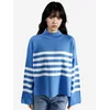 My fashion Pulover Pullover cijansko modra