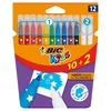 shumee 12 barvnih flomastrov. BIC KIDS MAGIC 10+2 4085