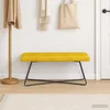klop Rumena 110 x 40 x 45 cm Žamet