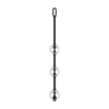 Easytoys Kovinske vaginalne kroglice EasyToys Geisha, srebrne