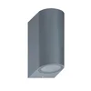 LYNCO Fasadna lampa krug 2xGU10 siva