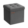 Taburet SULTAN 30x30 cm siva