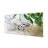 tulup.si Slika na steklu Water drop splash 140x70 cm 4 obešalnika