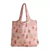 Cath Kidston Nakupovalna torba travnato zelena / roza / krvavo rdeča