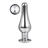 Dream Toys Gleaming Love Pleasure Plug Silver Large