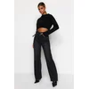 Trendyol Black High Waist Wide Leg Jeans