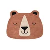 Rjava pralna/ročno tkana bombažna otroška preproga 101x120 cm Snuggle Benni – Hanse Home