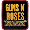 Guns N Roses Stacked Iron-On Patch Black