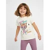 Sinsay - Majica Disney Junior Super Kitties - krem