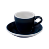 Loveramics Egg - Espresso 80 ml Cup and Saucer - Denim