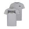 Lonsdale Mens t-shirt regular fit double pack