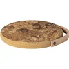 Costa Nova Podloga iz plute z usnjenim ročajem Cork Collection 20 cm, naravna (2 kos)