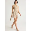 Trendyol Mink Regular Fit Woven Shorts & Bermuda