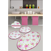 Lessentiel Maison Kupatilski otirač Frezya 1, 3 komada, Roze