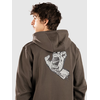 Santa Cruz Topo Hand Back jopica s kapuco washed black