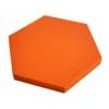 Akustični panel Hexagon 50 x 50 cm, debelina 5 cm, oranžna barva