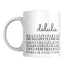 Šolja Delulu, 330 ml, Bela