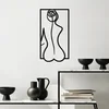 Wallity Zidna dekoracija Rose Silhouette-M, 50x27cm, Crna