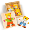 Bigjigs Toys Gospod Medvedek oblačenje Puzzle