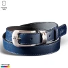 Princ Leather Ženski kaiš, Kožni, Teget