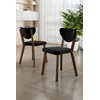 HANAH HOME Set stolica (6 komada) Arfe Black Brown