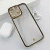 Maska za telefon Luxury Crystal Clear za iPhone 16, Zelena