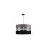 Luster na sajli CORAL 1xE27/60W/230V crno-siva