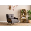 ATELIER DEL SOFA Sofa-krevet sa 1 sedeljkom Cosmo Single Grey