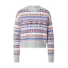 LEVIS Pulover Ines Fairlisle Sweater modra/rumena/siva/burgund