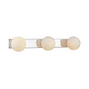 MINI ZIDNA SVJETILJKA 3L CHROME/WHITE IP44 G9 IP44
